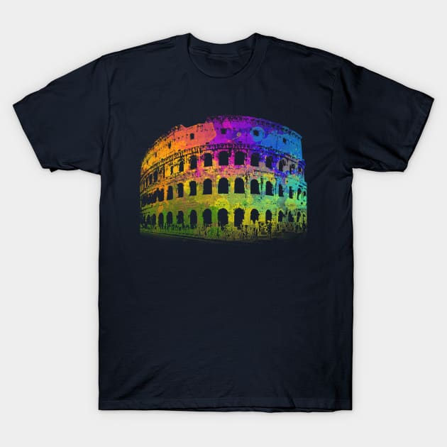 The Colosseum of Rome T-Shirt by Seraphine